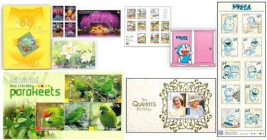 香港郵政周四發售《多啦A夢》貼紙郵票　另有外地精選郵品【多圖】