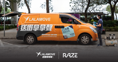 LALAMOVE X RAZE 聯乘優惠｜首度引入貨Van車廂消毒 為用家及司機護航 聖誕前後送貨更安心
