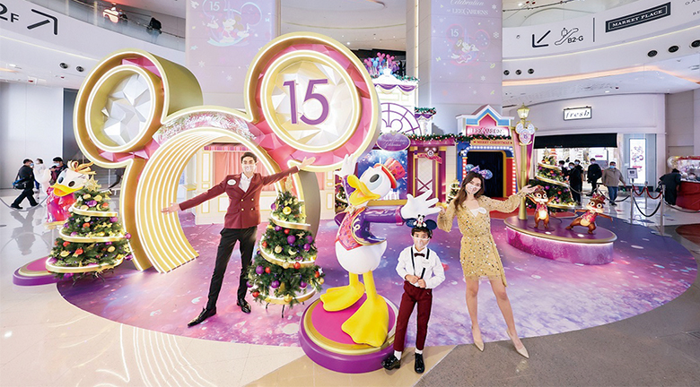利園區奇妙聖誕慶典 慶祝香港迪士尼樂園15周年