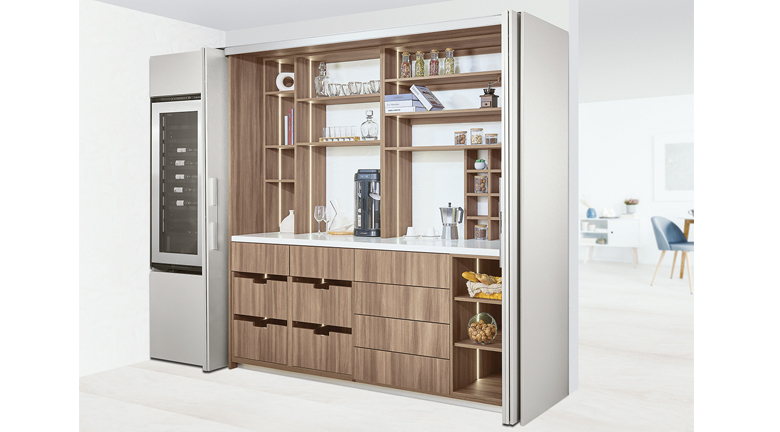 Mia Cucina全新廚房設計 拉摺式櫃門系統空間瞬間整潔井然