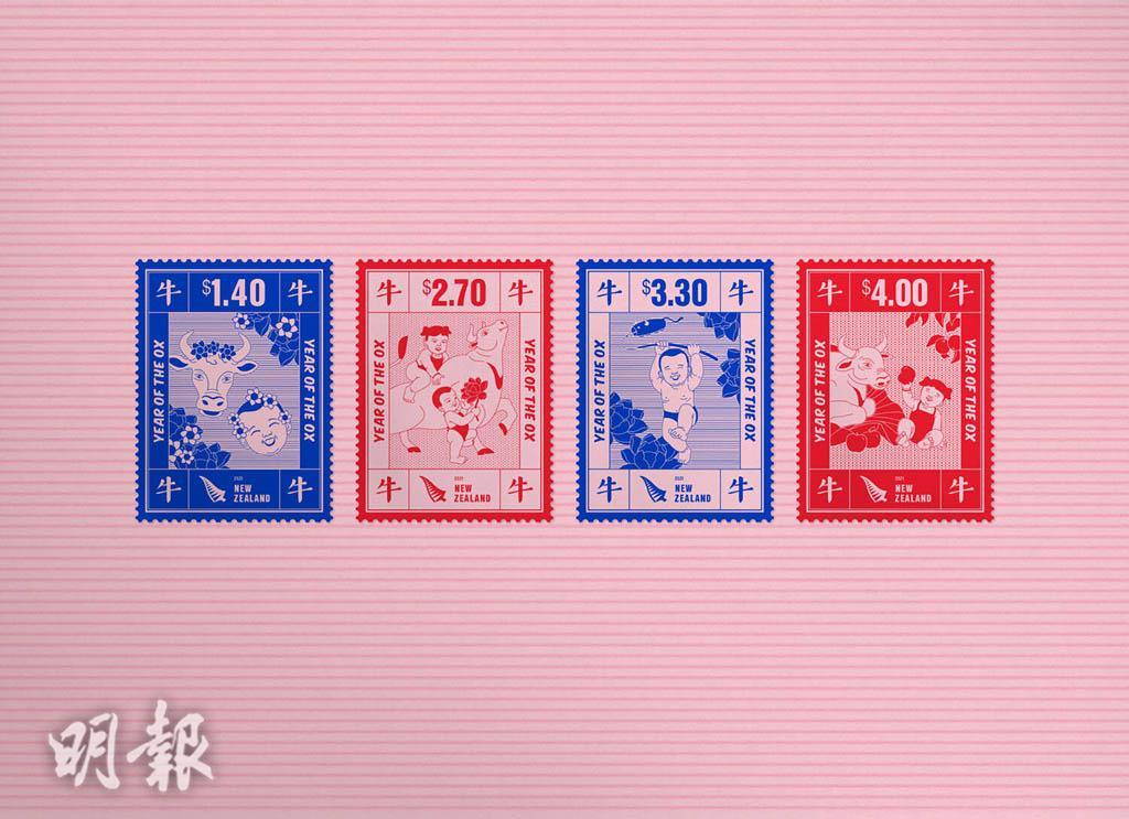 【迎牛年】全球集郵迷注意！不同設計演繹牛年郵票 共迎新歲寓意吉祥（多圖）
