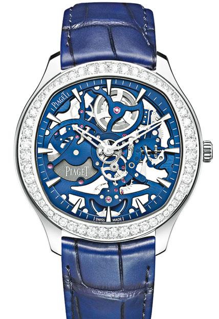 Piaget 腕表 鏤空機芯 高級珠寶表 手表