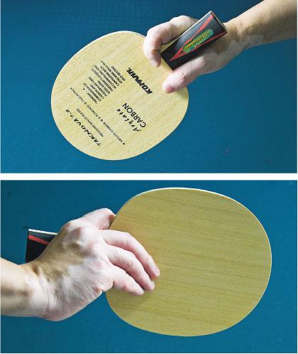 揀乒乓球拍 底板膠皮有分別 正貼分3種 擊球穩、速度快、打出不規則回球