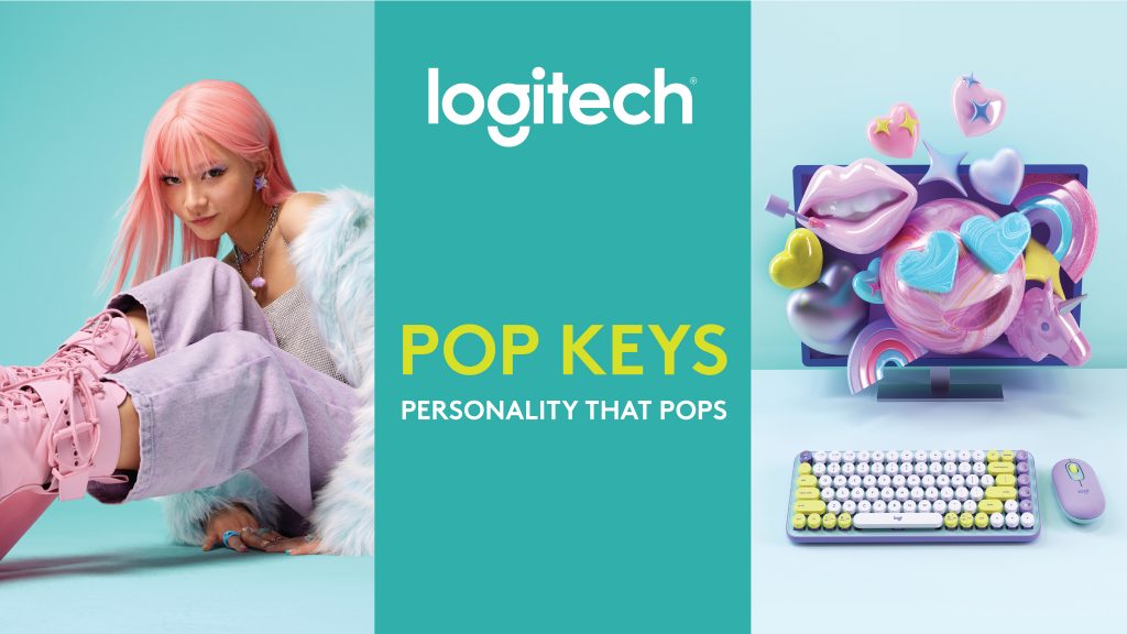 Logitech POP KEYS 無線藍牙機械鍵盤耀眼登場 全球首創可更換EMOJI表情符號鍵帽 顛覆想像大膽表態