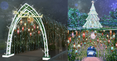 YOHO MALL形點呈獻 全港首個奇幻仙子國度 6米高極光玻璃聖誕樹、4.5米高巨型聖誕花、寶石吊燈萬花筒 帶你走進神秘炫彩森林