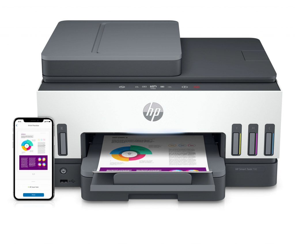 HP 全新Smart Tank 智醒供墨系統多合一打印機 3款全新型號提供全新進階功能