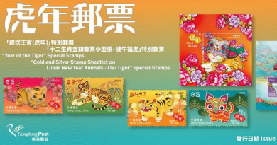 集郵迷注意！虎年郵票即日起可預約 1月18日正式發行