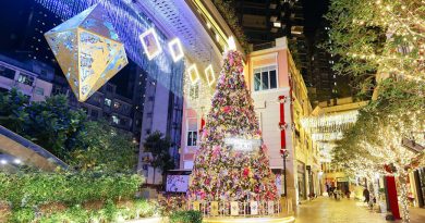 迪士尼公主幻彩裝置 10米高巨型聖誕樹<br>炫彩燈飾閃耀利東街