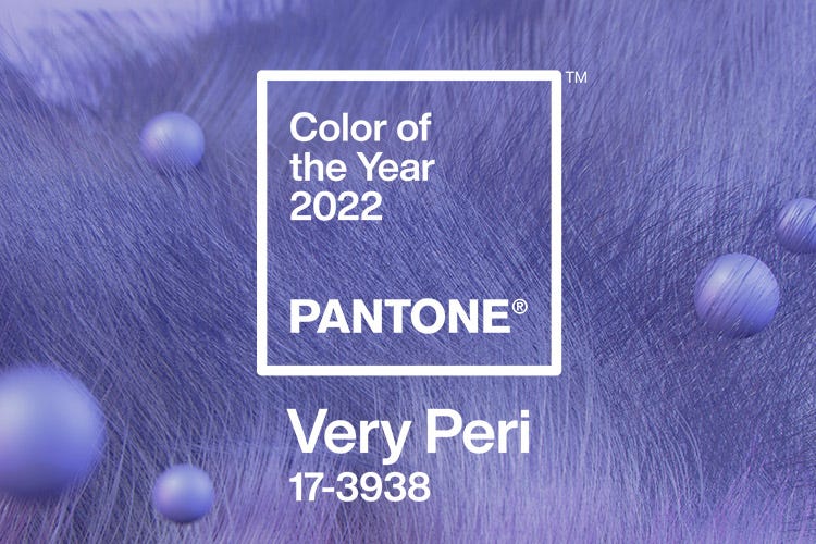 pantone coloroftheyear 年度代表顏色 2022年度代表顏色 長春花藍 veryperi