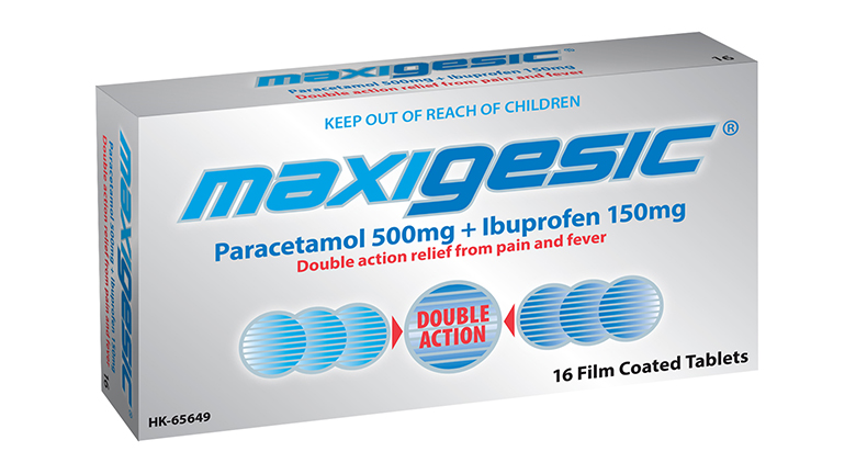 Maxigesic 雙重成分退燒止痛藥