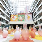 PMQ元創方繽紛活力賀年裝置 春暖花開 福兔滿堂