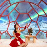 【聖誕好去處】apm聖誕極光冬日小鎮 環迴極光體驗 滑雪體感互動遊戲