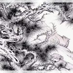 國畫家蔡儀濤 追尋松樹之美