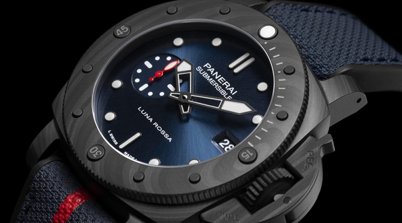 Panerai推全新技術與風格時計作品 Submersible Luna Rossa Carbotech腕錶PAM01563