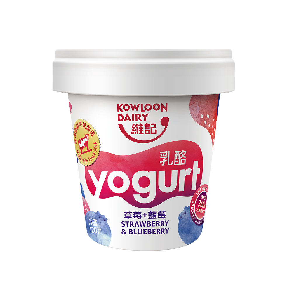 維記草莓+藍莓味乳酪120克