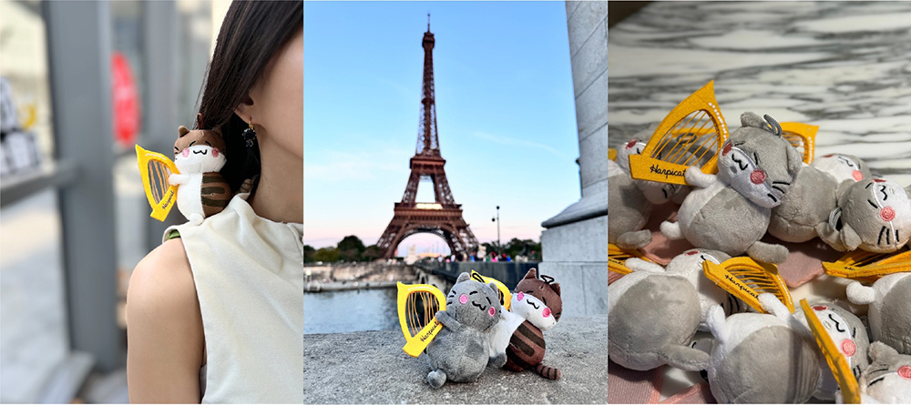 Cat靈動有趣的創作使教材大受歡迎,貓咪元素更延伸至各種生活化的周邊產品。