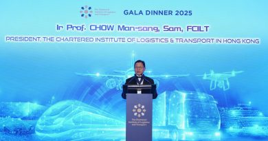 香港運輸物流學會會長 周文生教授工程師期望獎項促進業界的良性競爭與交流。
