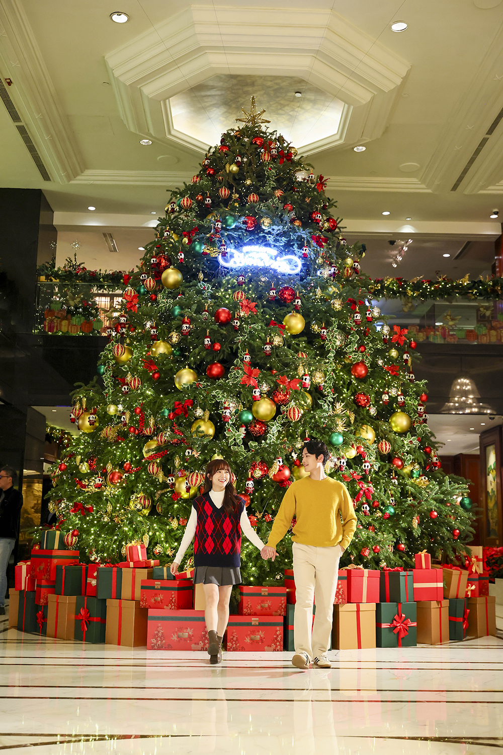 九龍香格里拉酒店大堂舉辦「Enchanted Wonders」聖誕慶祝活動