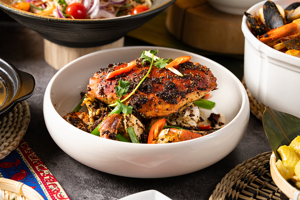 新加坡黑胡椒炒蟹