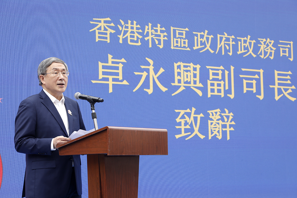 卓永興表示，政府鼓勵各行業舉辦以大熊貓為主題的大型活動，增強香港魅力。