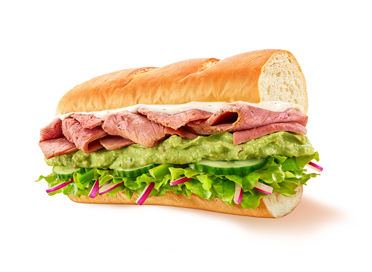 意式香草芝士醬牛肉牛油果潛艇堡