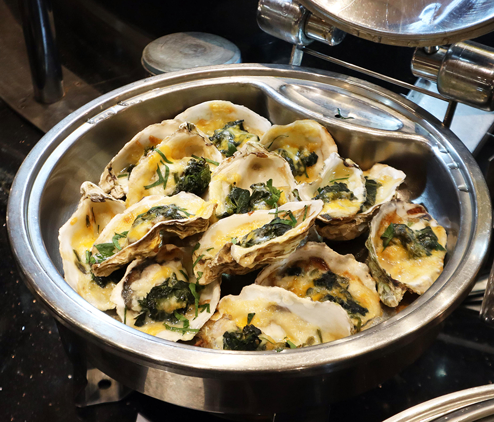 菠菜芝士忌廉焗蠔