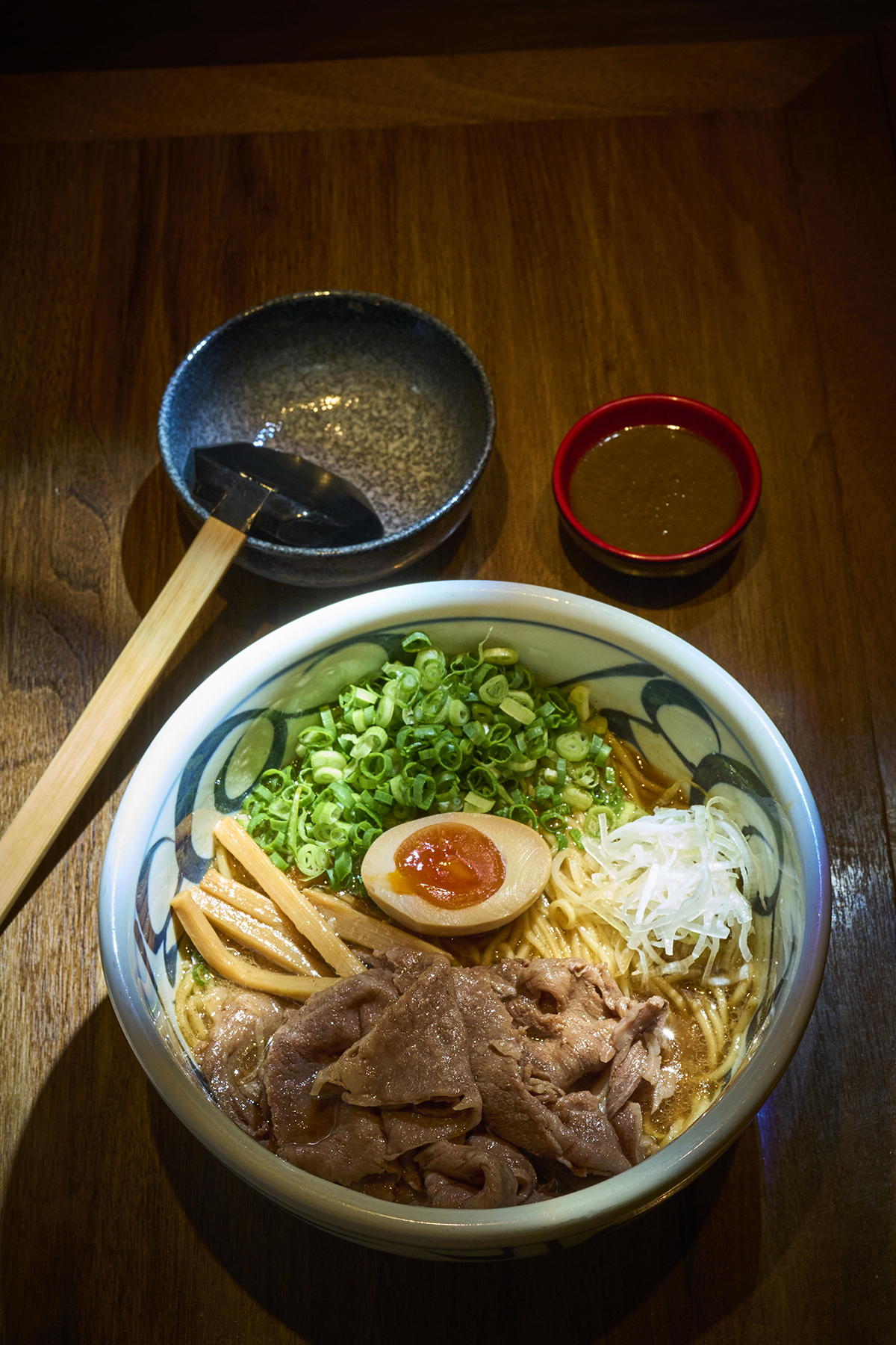期間限定的「山葵和牛拉麵」同樣延續總店麵食的味道