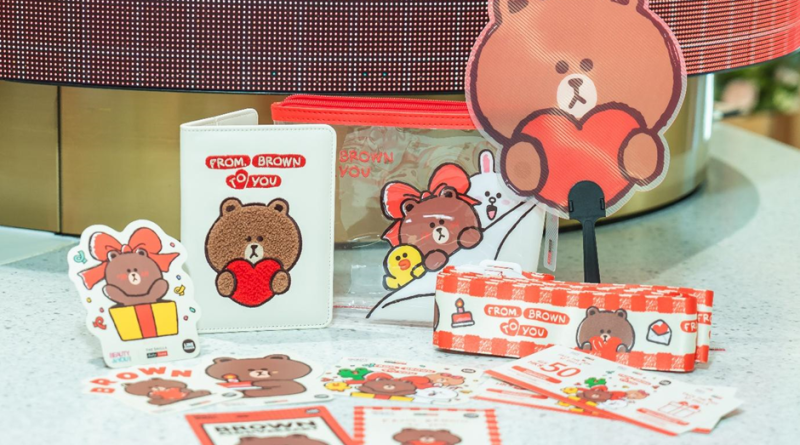 香港新羅免稅店BEAUTY&YOU攜手慶祝LINE FRIENDS 「BROWN 15週年」 驚喜降臨機場