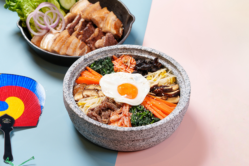 韓式燒肉、石頭鍋飯