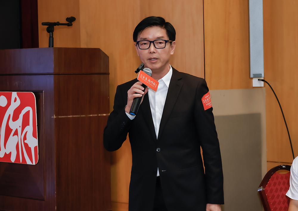 第五屆「香港潮州節」總統籌、香港潮屬社團總會常務副主席胡炎松介紹活動詳情