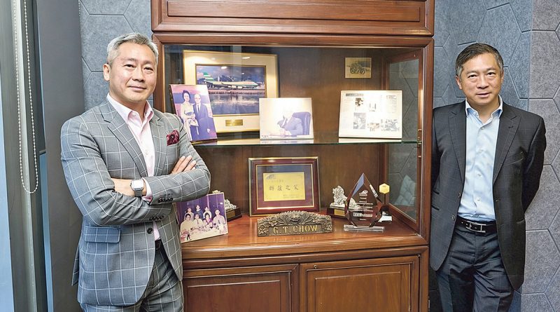 聯誼工程踏入65周年，兩位聯席主席周治榮（左）及周治偉展望，企業繼續凝聚專家工程師團隊，成為本地跨專業工程整合專家。