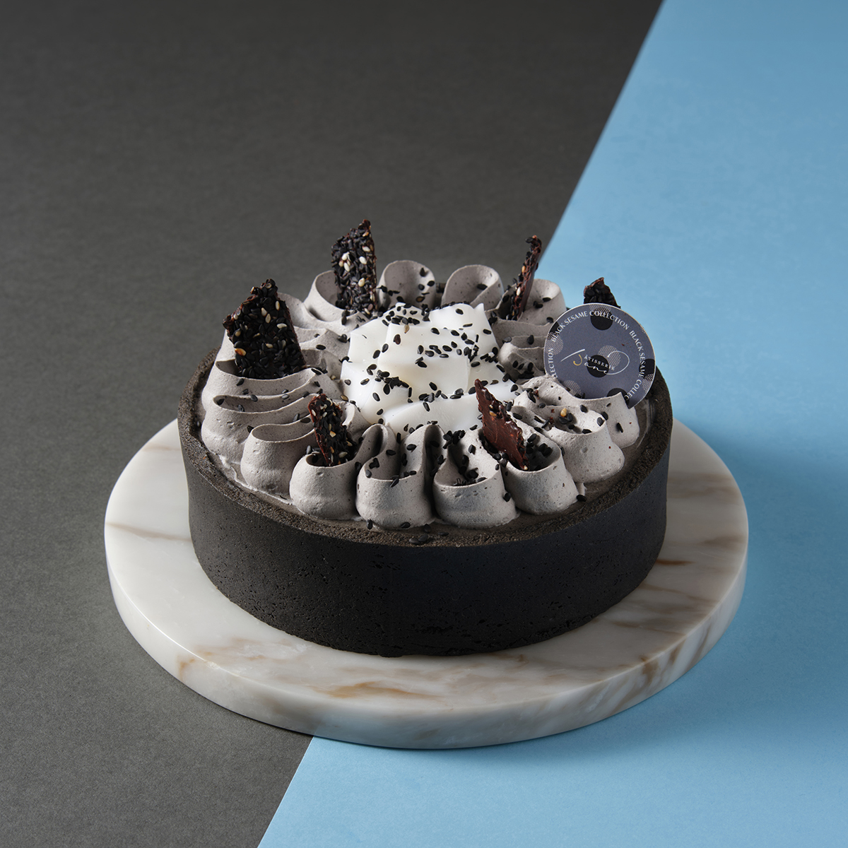 Pâtisserie Jane黑芝麻麻糬慕絲撻